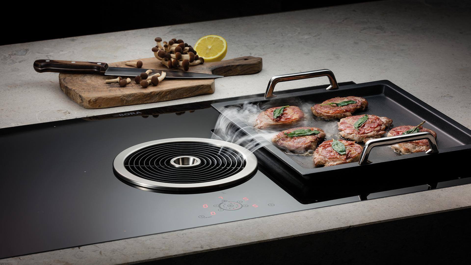 Bora Induction hob and Extrator